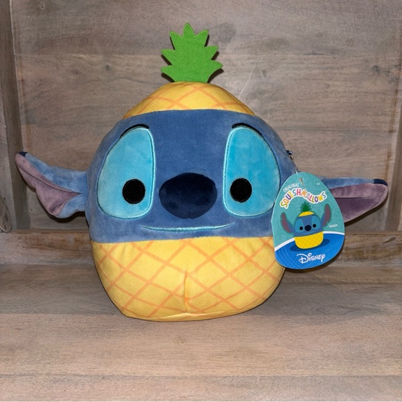 Disney lilo and stitch stitch as a pineapple squishmallow 8inch new with tag - Picture 1 of 3